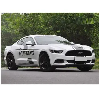 SUKO Automobilio Stiliaus 3D metalo Mustangas žirgas, Logotipu Priekyje Kapoto Grotelės Emblema 3M klijai Lipdukas Veikia Arklio Decal Ford Shelby GT