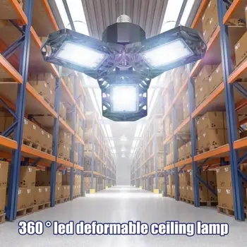 Super Šviesus 40W/60W E27 Veidrodėliai LED Garažas Šviesos 6000LM AC85-265V UFO LED Aukštos Bay Lengvosios Pramonės Apšvietimas Sandėliai