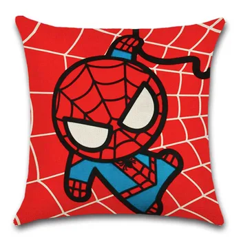 Superherojus juokinga spausdinti animacinių filmų pagalvėlė padengti užvalkalas dekoracija sweet home namas sofa-lova, kėdė vaikams, miegamojo dovana