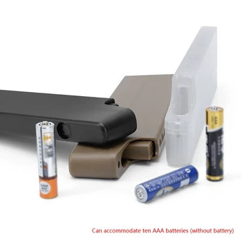 Taktinis Baterijos Laikymo Dėžutė Dulkėms Anti-sprogimo Raštas Atveju EDC Turėtojas 10 x AAA tipo Baterijos
