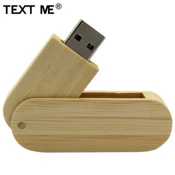 TEKSTAS MAN custom made bambuko graikinių riešutų mediniai LOGOTIPAS usb flash drive 4GB 8GB 16GB 32GB 64GB usb 2.0 fotografija-geriausia dovana