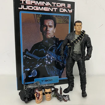 Terminatorius Pav T-800 Teismo Dieną T-1000 Veiksmų Skaičius, NECA Kolekcines Modelis Žaislas Kalėdų Dovana