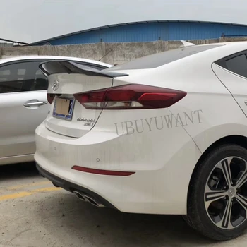 Tinka Hyundai Elantra 2017 m. 2018 m. 2019 m. ABS / Anglies Pluošto Galinis Spoileris Šildomi Uodega Kamieno Įkrovos Sparno Apdaila, Automobilių Stilius