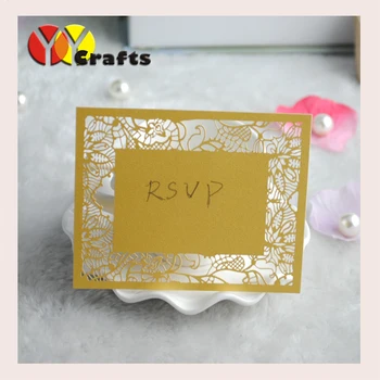 Tinkinti spausdinimui vestuvių korteles atitikimo rsvp kortele pearl popieriaus pjovimas lazeriu rose dizainas nemokamai spausdinimo serive vestuvių naudai