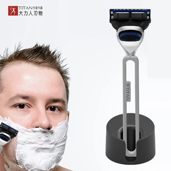 Titan skustuvai už barzdos vyrų skutimosi peiliu vyriški saugos skustuvai skustuvas