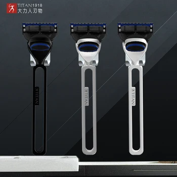 Titan skustuvai už barzdos vyrų skutimosi peiliu vyriški saugos skustuvai skustuvas