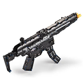 Toy Machine Gun MP5 automatas Blokai Žaislai Ginklą Miniatiūriniai Žaislas Šautuvas, Pistoletas modelių Kūrimo Rinkinys Minifigures Modelis Ginklų Rinkinys