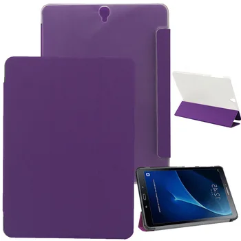 Ultra Slim Case For Samsung Galaxy Tab S3 9.7 colių T820 T825 Auto Miego Pabusti Smart Planšetinio kompiuterio Dangtelis PU + PC Atgal Planšetinio kompiuterio Korpuso Dangtelio