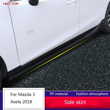 Universali šoninė Šluostė Plėtiniai Automobilių slenksciai Winglet Skaldymo Lūpų Dėl MAZDA 3-2019 Sedanas Sedanas