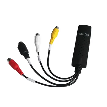 USB 2.0 Vaizdo Easycap TV, DVD, VHS Užfiksuoti Kortelės Audio AV Easiercap Adapteris, skirtas Kompiuteris/VAIZDO Kamera