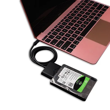 USB C SATA Kabelis 22PIN SATA Adapteris Parama Išorės SSD HDD Kietąjį Diską Sata III Kabelis Sąsiuvinis 2.5 Mechaninė Kietajame Diske