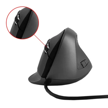 USB Laidinė Ergonomiškas Vertikalus Pelės Vertikaliai Riešo Pelės 5-Mygtuką Optinė Pelė