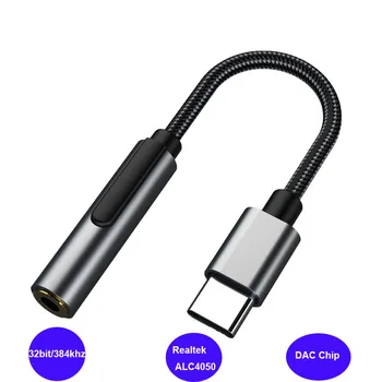 USB Tipo C iki 3,5 mm Audio Ausinių Lizdą VPK Audio Adapteris Nešiojamas 32 Bitų Ausinių Stiprintuvą Pikselių Pixel 