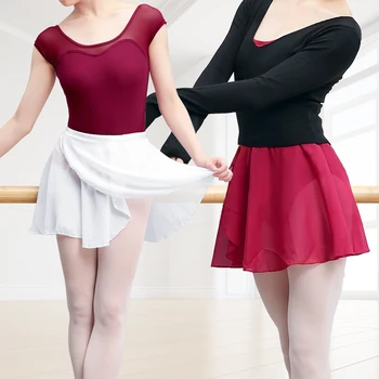 USHINE daugiau spalvų megztinių klasikinis baleto Mdc ballerina šokių kostiumai, megzti šokio kostiumai rišti sijonas mergaitėms, suaugusiems
