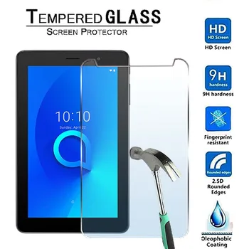 Už Alcatel 1T 7-9H Premium Tablet Grūdintas Stiklas Screen Protector, Plėvelės Raštas Guard Dangtis