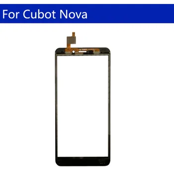 Už Cubot Nova Jutiklinis Ekranas skaitmeninis keitiklis LCD Ekranas Priekinio Stiklo plokštės Jutiklio Pakeitimas Pakeisti 5.5 colių