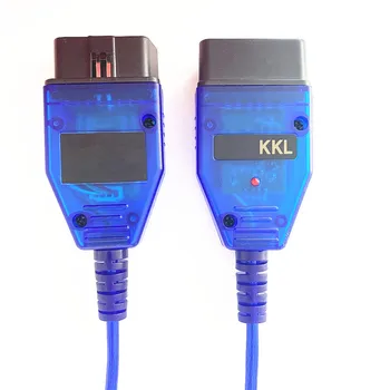 Už KKL VAG Skaitytuvas Įrankis VAG-409 KKL su FTDI FT232RL Mikroschema Auto Diagnostikos Įrankis vag 409 kkl OBD2 USB Sąsajos Kabelis