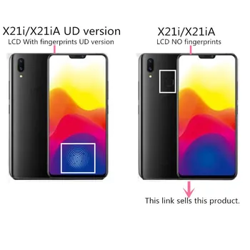 Už vivo X21i lcd X21iA LCD Ekranas +Touch Ekranas skaitmeninis keitiklis Stiklo Objektyvas Asamblėjos Pakeitimo