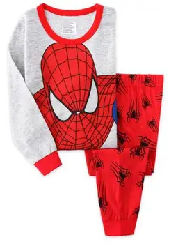 Vaikai pyjama nightclothes žiemą ir rudenį apatiniai nustatyti mažylis berniukas pižama nustatyti medvilnės berniukų apatiniai marškiniai ilgomis rankovėmis pijamas rinkinys