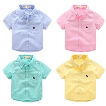 Vaikų drabužius vasarą, iki 2017 m. karšto medvilnės marškinėliai su trumpomis rankovėmis