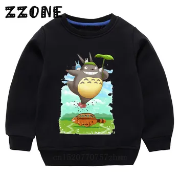 Vaikų Hoodies Vaikai Mano Kaimynas Totoro Animacinių filmų Spausdinti Palaidinės Kūdikių Medvilnės Megztinis Viršūnes Mergaitės Berniukai Rudens Drabužiai,KYT2143