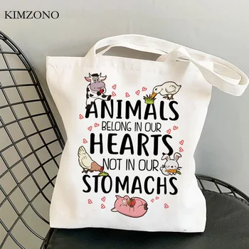 Veganų pirkinių krepšys bolsas de tela eco medvilnės bakalėjos shopper shopper bag ecobag sulankstomas maišeliu tissu