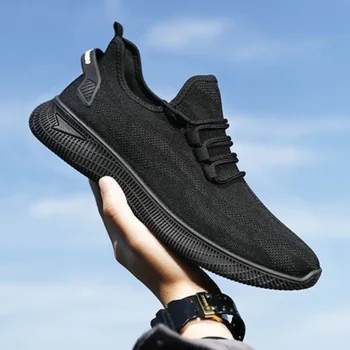 Veikia kvėpuojantis laisvalaikio bateliai akių 2020 nauji vyriški batai, sporto vyrų vasaros mados batai