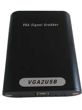 VGA2USB Išorinių VGA Video Capture Card Kompiuterio USB Duomenų Surinkimo Kortelės Sąsiuvinis Vaizdo Garso