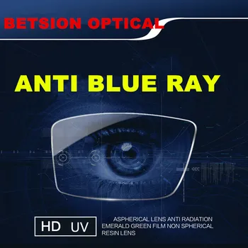 Viena Vizija, Stabdžių Blue Ray Šviesos Lęšiai UV400 Kompiuterio Kovos su Įbrėžimams Danga