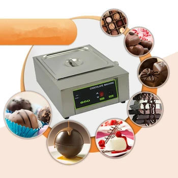 Vienu baku elektros prekybos šokolado lydymosi mašina šokolado lydymo krosnis puodą
