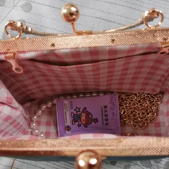Vintage Mados Mažų Apvalkalo Bag Maišus Nešti Moterų Rankinės, Piniginės 2021 Grandinės Karoliukų Vertus Moterų Pečių Crossbody Maišai Krepšys