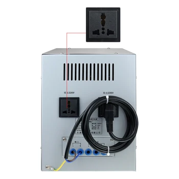 Visiškai automatinė 5KW buitinių įtampos reguliatorius TND-5KVA oro kondicionavimas, šaldytuvas 220V didelio tikslumo 5000W