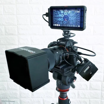 Vlogger V1.2 Vaizdo Monitorius, Ballhead Laikiklis Karšto Batų Kalno, Fotoaparato Ekranas Laikiklį su Šaltu Batų Mikrofonas DSLR Fotoaparatas Įrenginys