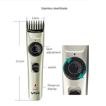 Vyrai Ir Šeimos Elektrinių Plaukų Kirpimo mašinėlių USB Įkrovimo Mažai Triukšmo Plaukų Žoliapjovės
