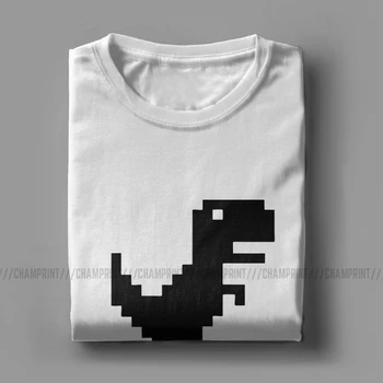 Vyriški Nėra Interneto Dino T Shirts Juokinga 