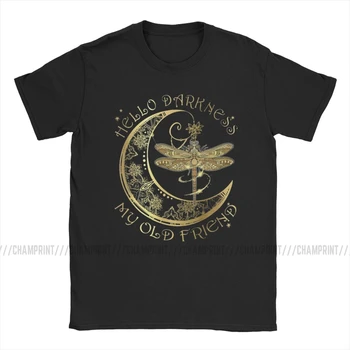Vyriški T-Shirt Sveiki Tamsoje Mano Senas Draugas Laisvalaikis Medvilnės Tees trumpomis Rankovėmis T Marškinėliai Apvalios Apykaklės Viršūnes Plius Dydis