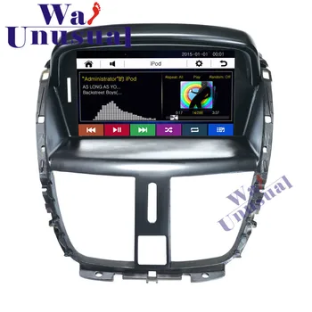WANUSUAL 7 Colių Profesinės Wince Automobilių Pramogų Sistema, Radijo Grotuvas Už peugeot 207 Automobilių GPS Navigacija su 8GB Nemokami Žemėlapiai