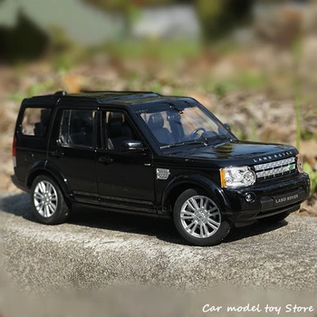WELLY 1:24 Land Rover Discovery 4 automobilių modeliavimo lydinio automobilio modelį amatų, apdailos kolekcijos žaislas įrankiai dovana