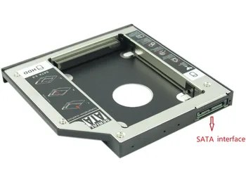 WZSM NAUJAS 12.7 mm, SATA 2-asis SSD HDD Caddy, skirtas Toshiba Satellite P840 P840d M805 M805d L305d P750 C870 Kietajame Diske Caddy