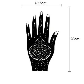 Xmasir 10vnt/Set Henna Tatuiruotė Trafaretas Rinkinys Moterims Gilr Laikinai Tempaltes Tatuiruotė Lipdukai Rankas Body Art Naujas Dizainas