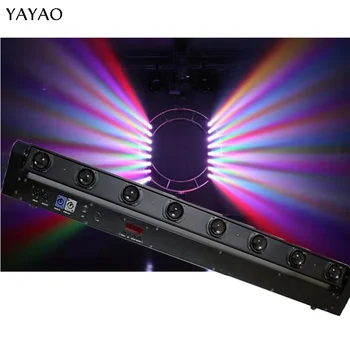 YaYao LED Juosta Juda Šviesos Žibintas RGBW 8x12W Puikiai tinka Mobiliųjų DJ Disco Šalies Naktinių klubų Šokių aikštelėje Baras