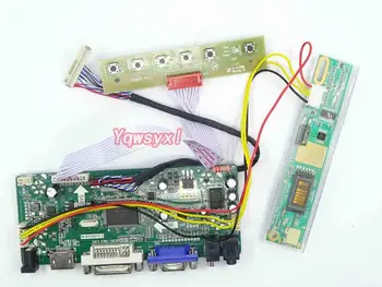 Yqwsyxl Kontrolės Valdyba Stebėti Rinkinys LP154WE2 HDMI + DVI + VGA LCD LED ekrano Valdiklio plokštės Tvarkyklės