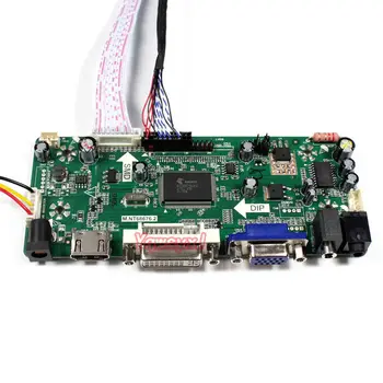 Yqwsyxl Kontrolės Valdyba Stebėti Rinkinys LP154WE2 HDMI + DVI + VGA LCD LED ekrano Valdiklio plokštės Tvarkyklės