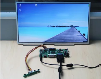 Yqwsyxl Kontrolės Valdyba Stebėti Rinkinys LP156WHU-TLAA HDMI+DVI+VGA LCD LED ekrano Valdiklio plokštės Tvarkyklės