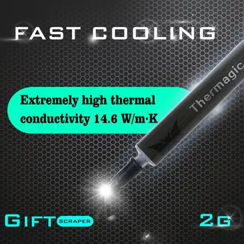 ZF-EX 14.6 W/m k Didelio Našumo Junginys Šilumos Pastos Laidžios Tepalas Heatsink For CPU GPU Chipset nešiojamojo kompiuterio Aušinimo 2g