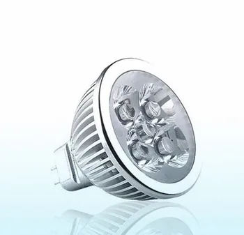 ZHAO 10VNT Didelės galios chip LED lemputė MR16 3W 4W 5W 12V 6W Pritemdomi Led Prožektoriai Šiltai/šaltai Balta PONE 16 bazinė LED lempos