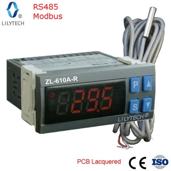 ZL-610A-R, RS-485 Temperatūros Reguliatorius, skaitmeninis Šalto Laikymo temperatūros reguliatorius, termostatas su Modbus, Lilytech