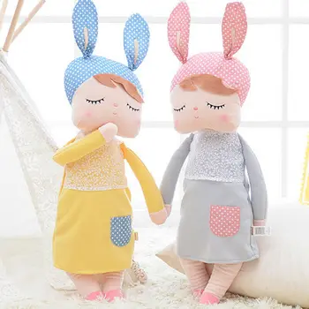 Įdaryti Angela Pliušinis Miego Mergina Bunny Triušiai Baby Doll Žaislas Vaikams Dovanų Vaikai, Kaip Partneris, Nuraminti, Vaikai Miega Lėlės