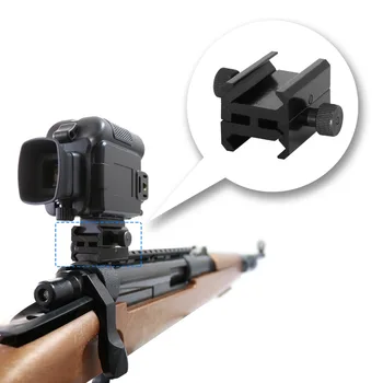 Šautuvas Bipod taikymo Sritis Tvirtinimo Adapteris Kreipiamųjų arba Medžioklės Kamera (su kreipiamųjų) 2,5 cm Aukšto Profilio Nemokamas Pristatymas