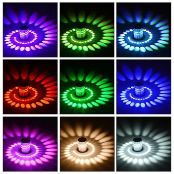 Šiuolaikinių LED Lubų Šviesos, 3W RGB Sienos Sconce Meno Galerija Apdaila Priekiniai Balkonas Lempos Veranda Šviesos Koridorių Šviesos Šviestuvas